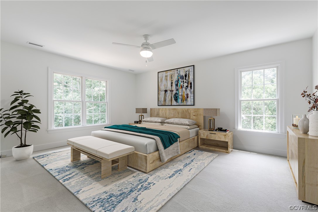 14221 West Salisbury Road Midlothian, VA 23113 - Photo 22 of 43 a bedroom with a bed and a window