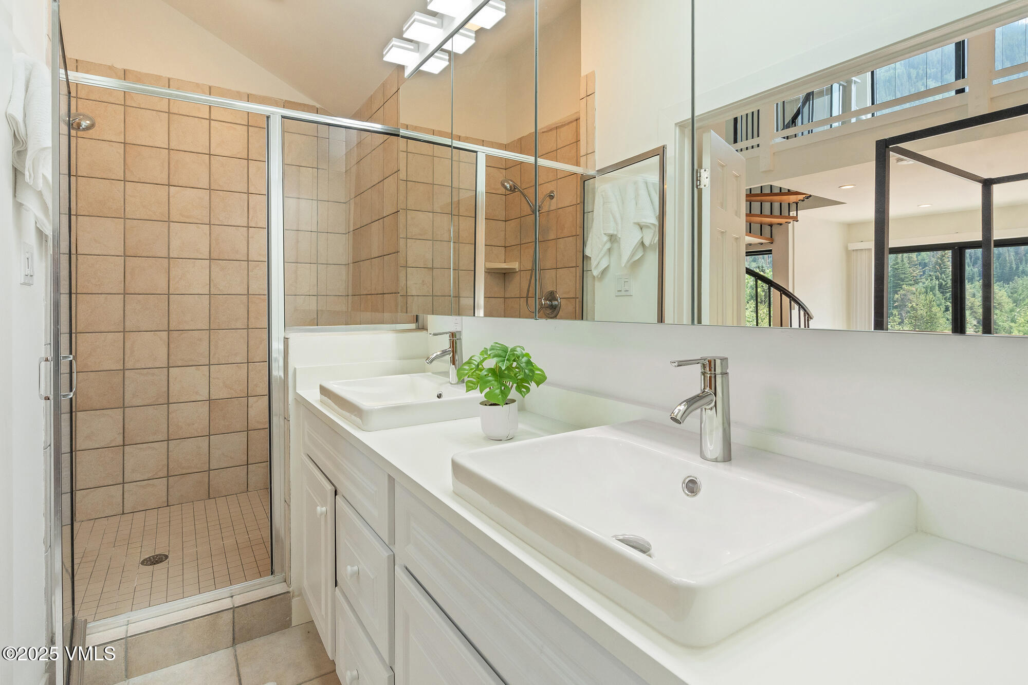 4545 Big Horn Road Vail, CO 81657 - Photo 27 of 49 a bathroom with a sink and a shower