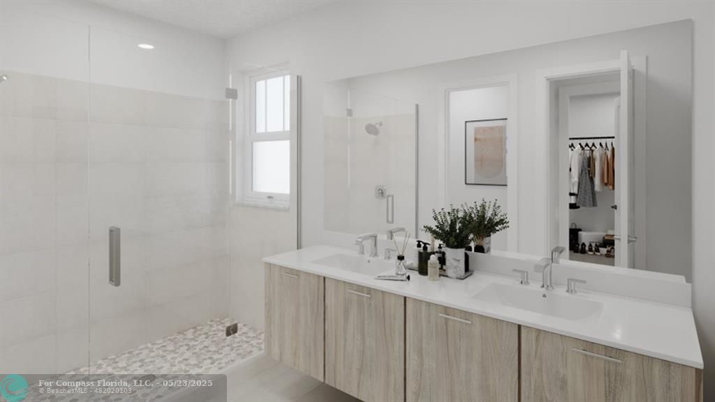 12328 Southwest 43rd Street Davie, FL 33330 - Photo 95 of 96 a bathroom with a sink and a mirror