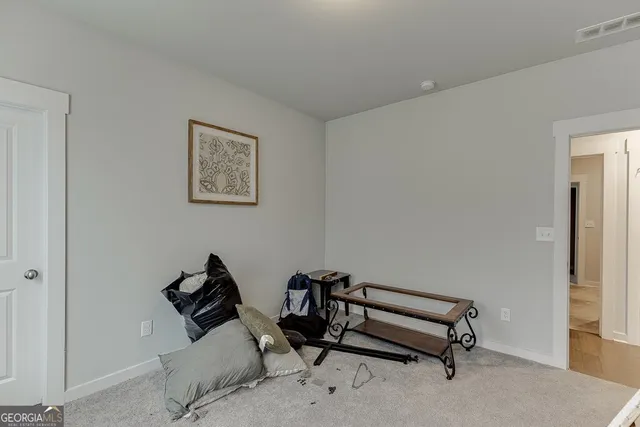 a room with furniture