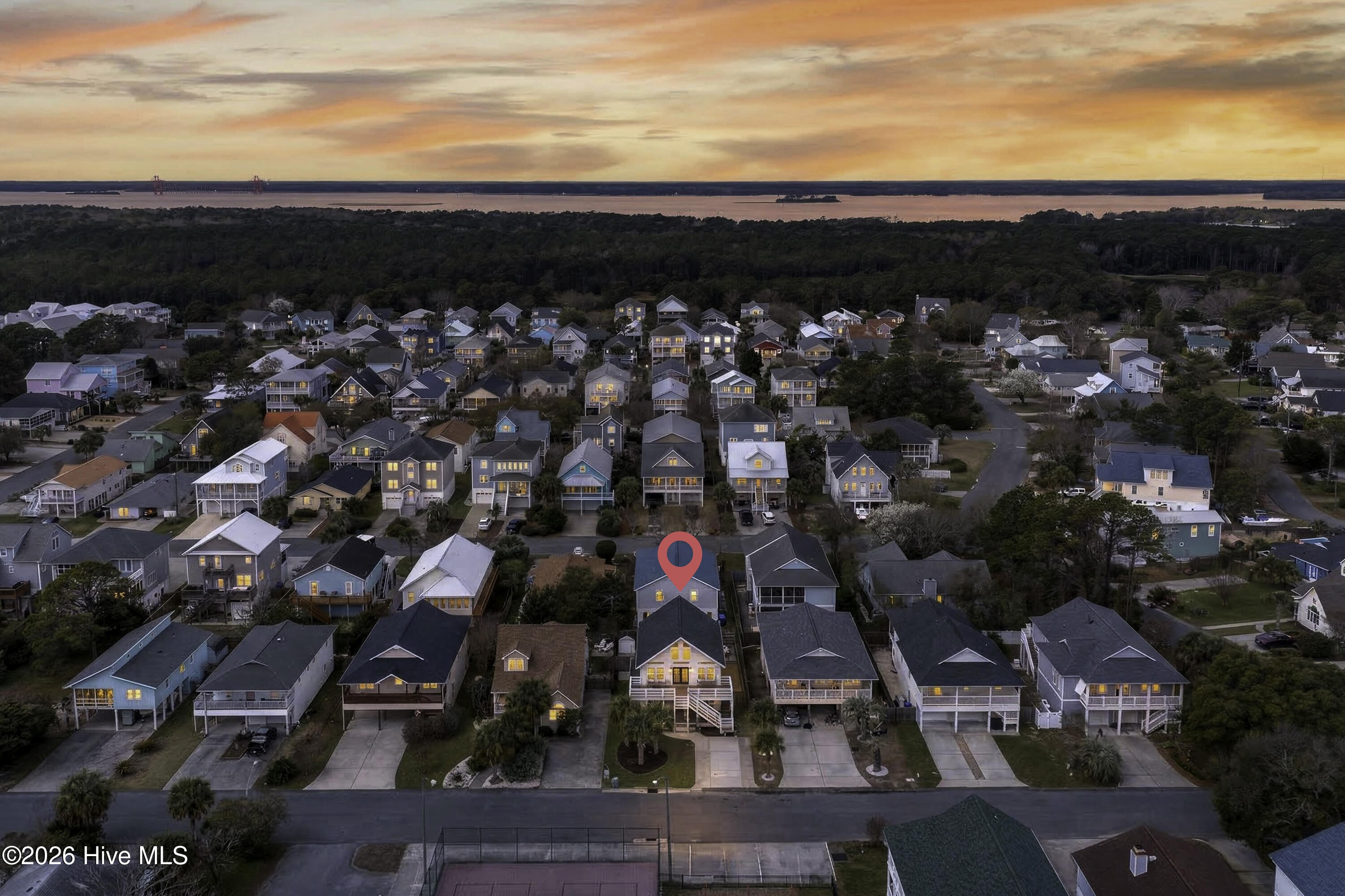 929 Riptide Lane Carolina Beach, NC 28428 - Photo 52 of 55 929RiptideLane-62_Dusk
