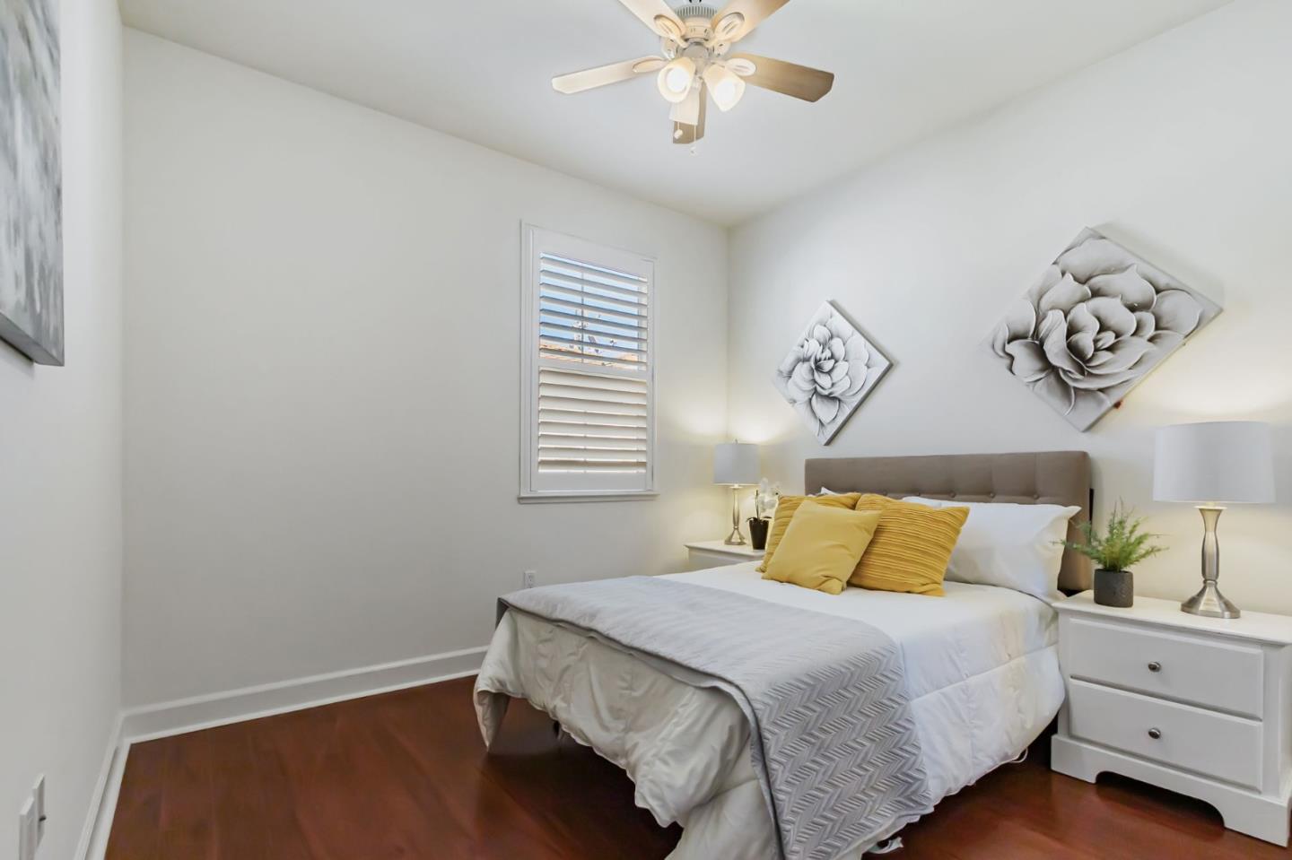 1142 Mente Linda Loop Milpitas, CA 95035 - Photo 19 of 36 a bedroom with a bed and a window