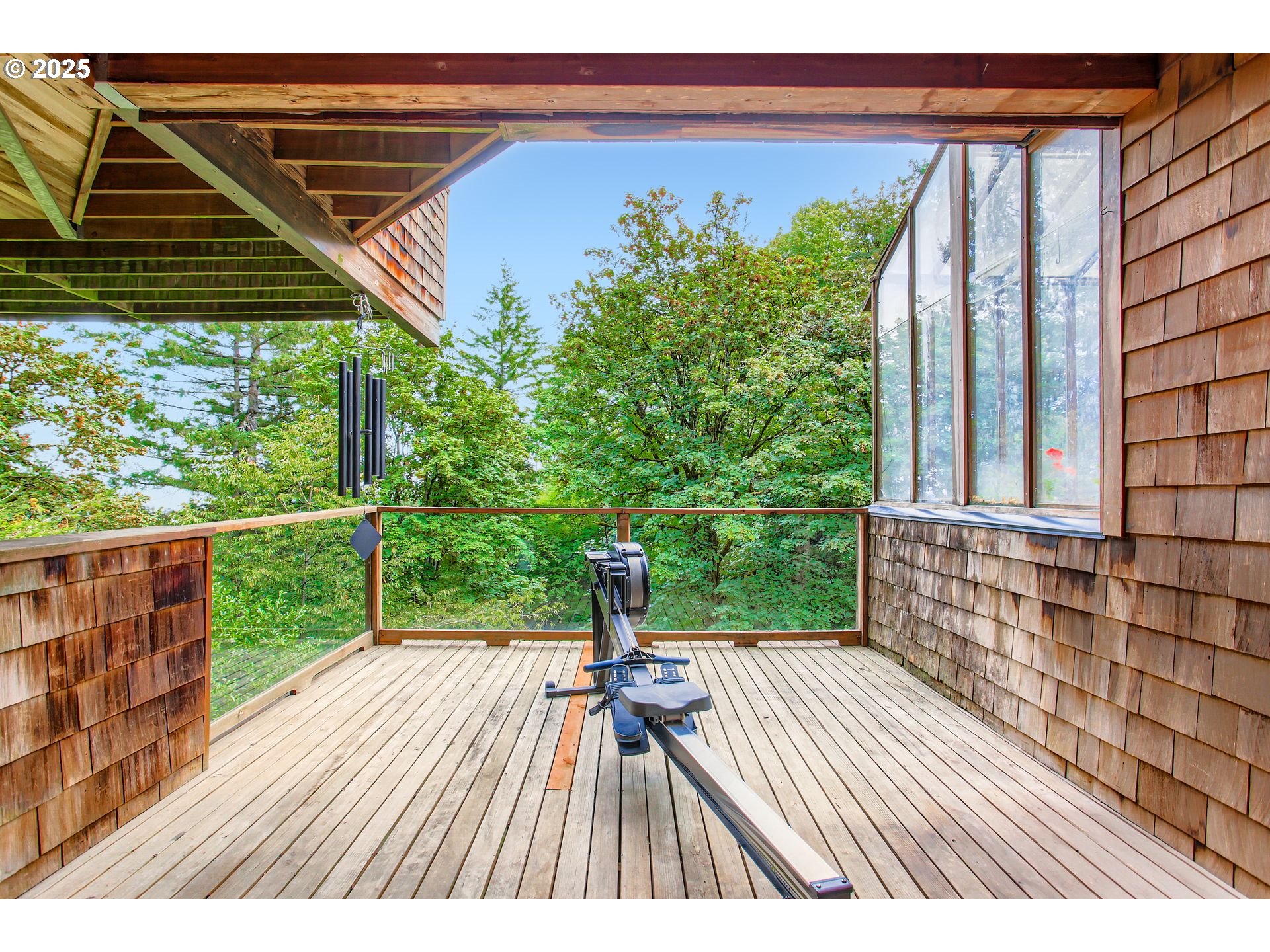 3902 Southwest Mt Adams Drive Portland, OR 97239 - Photo 25 of 38 a view of outdoor space with wooden floor and deck