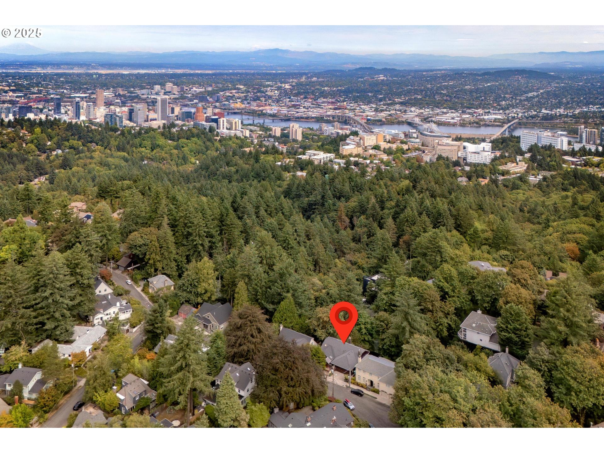 3902 Southwest Mt Adams Drive Portland, OR 97239 - Photo 30 of 38 a view of city and mountain