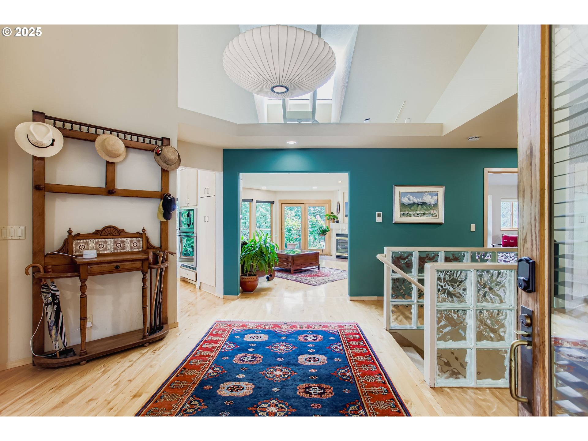 3902 Southwest Mt Adams Drive Portland, OR 97239 - Photo 3 of 38 a view of living room with furniture and a fireplace