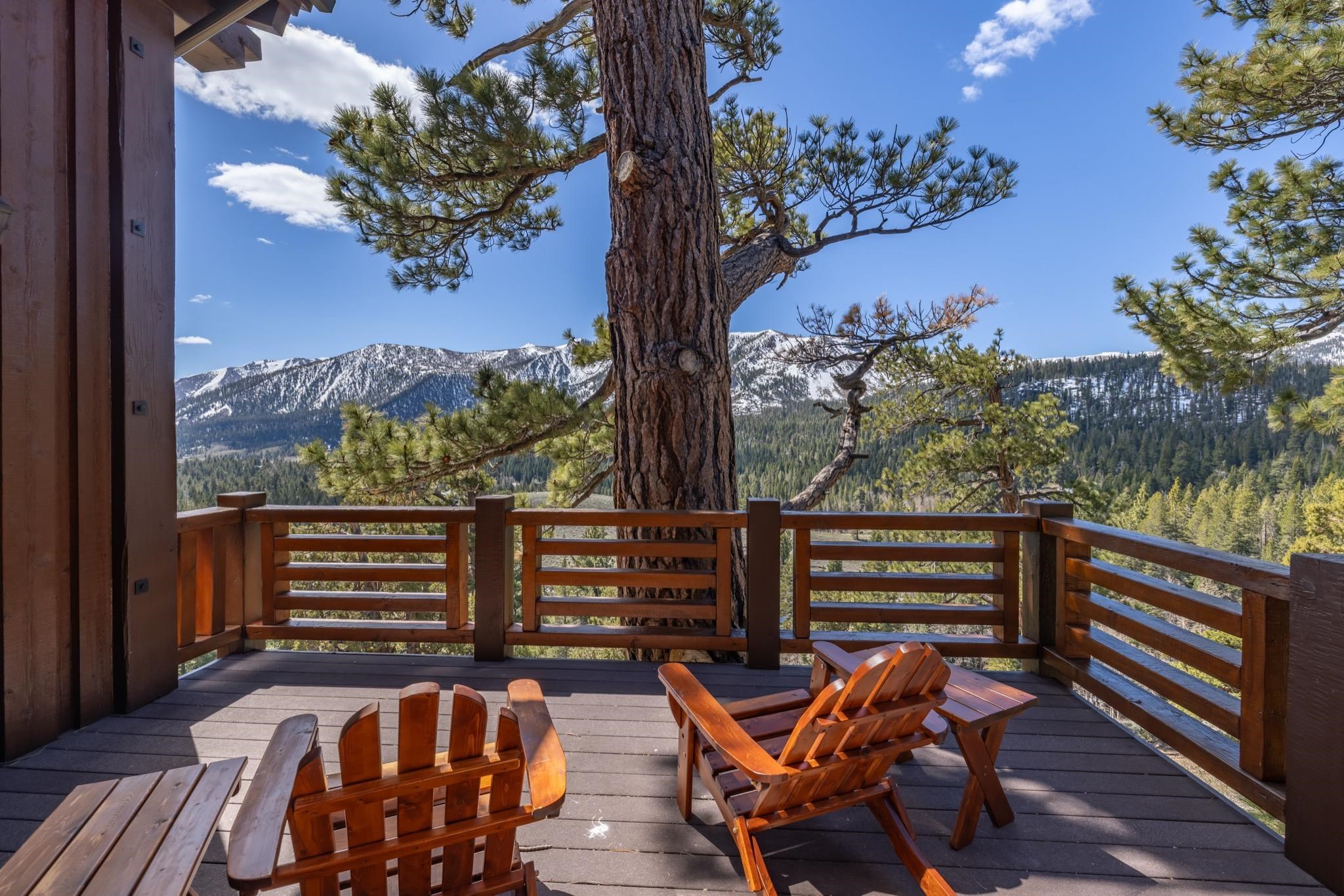 269 Juniper Road Mammoth Lakes, CA 93546 - Photo 26 of 56 a view of a chairs and tables in the balcony
