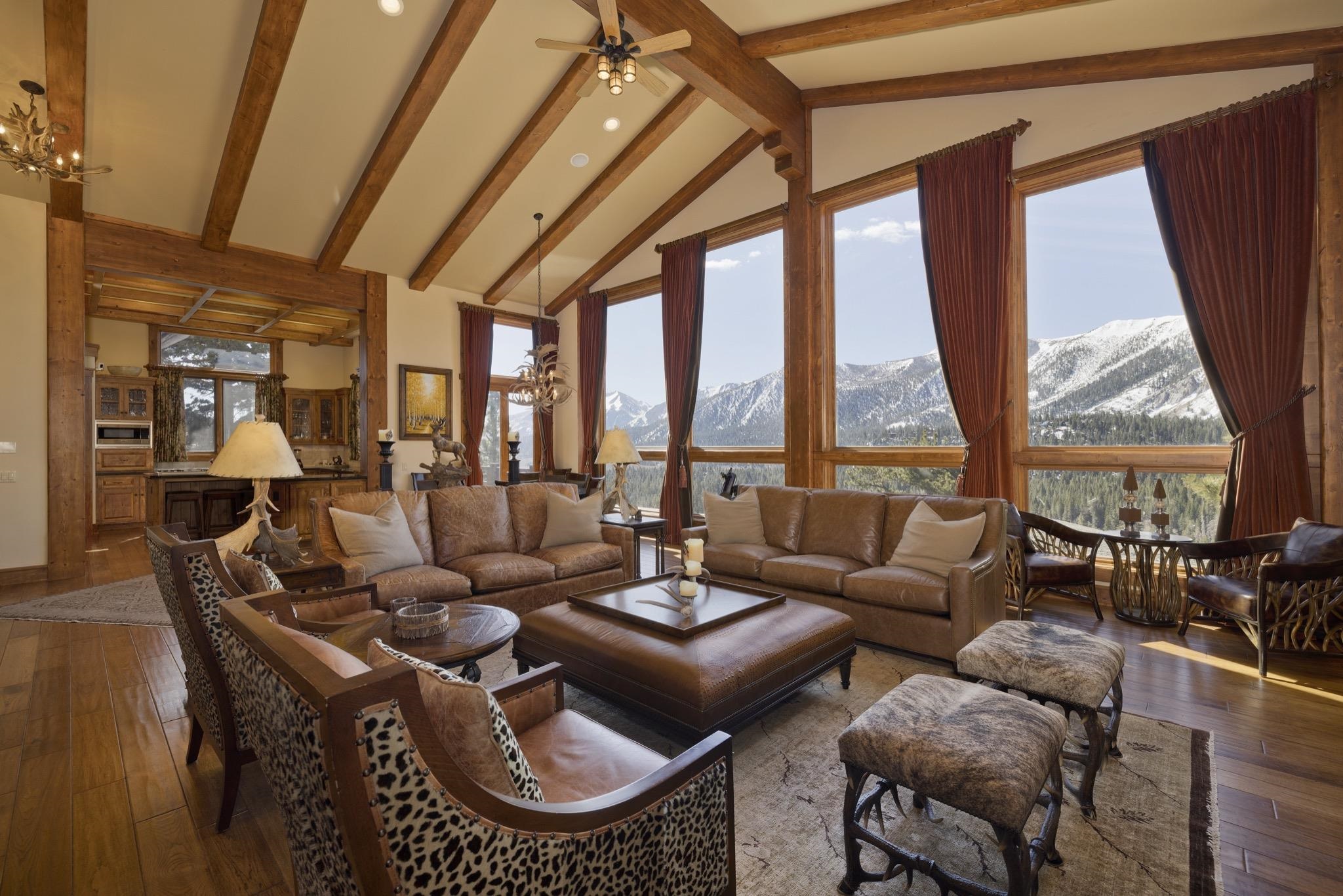 269 Juniper Road Mammoth Lakes, CA 93546 - Photo 4 of 56 a living room with furniture and a large window