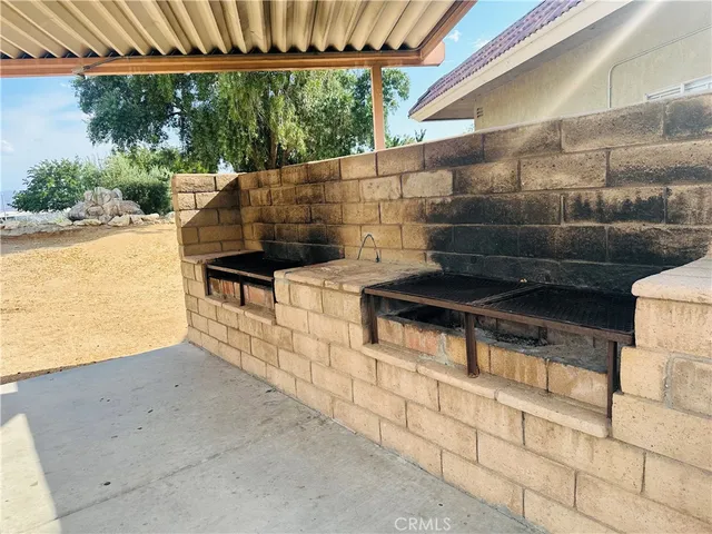 a view of outdoor space and seating area