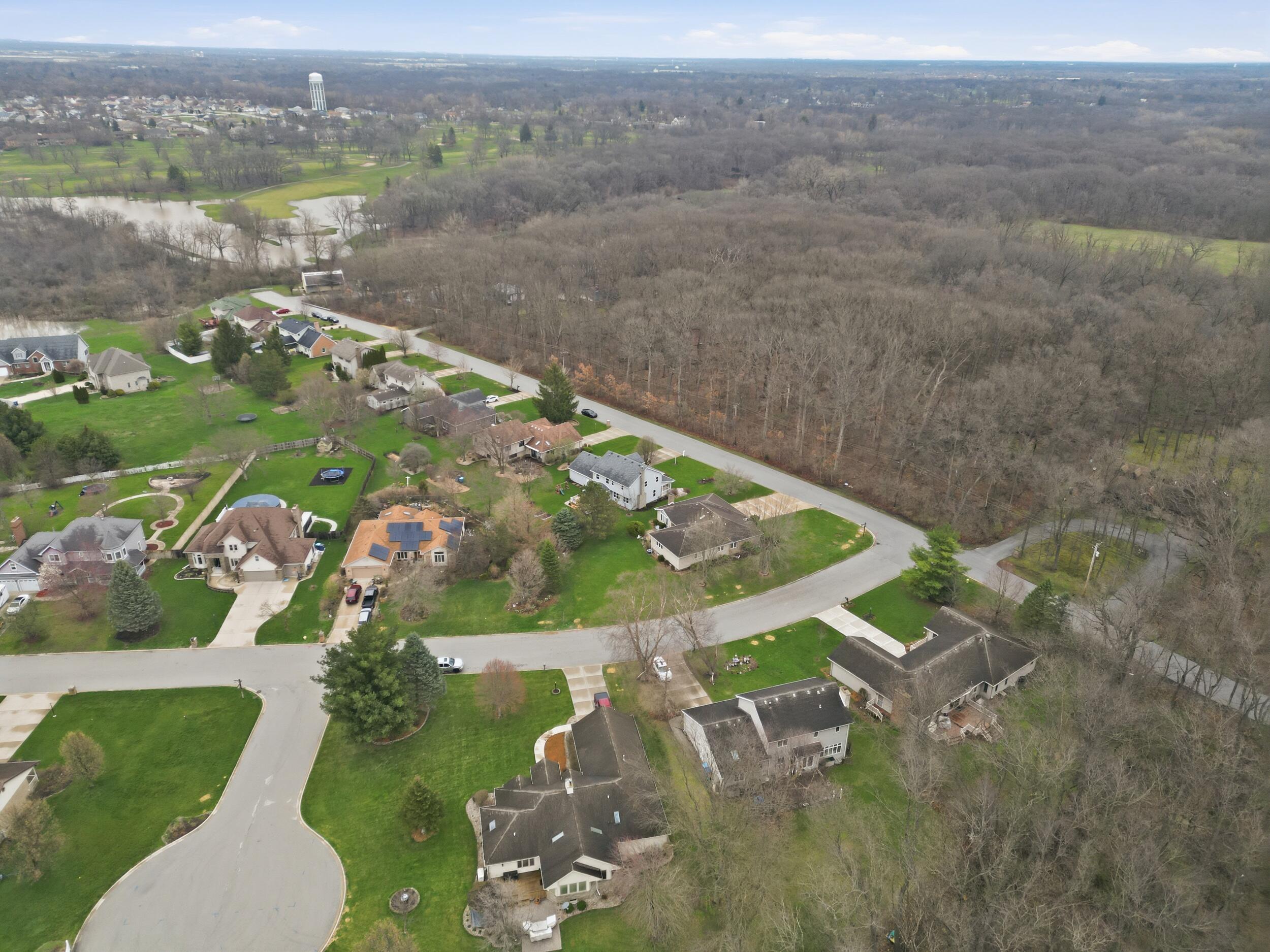 1122 Douglas Lane Crete, IL 60417 - Photo 4 of 28 an aerial view of a house having yard