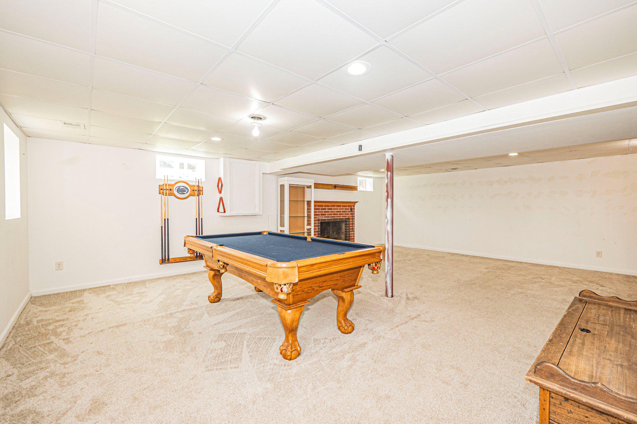 9907 Forge Park Road Perry Hall, MD 21128 - Photo 35 of 36 Spacious basement with game potential.