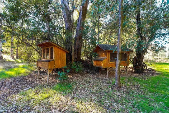 an empty room with a ceiling fan