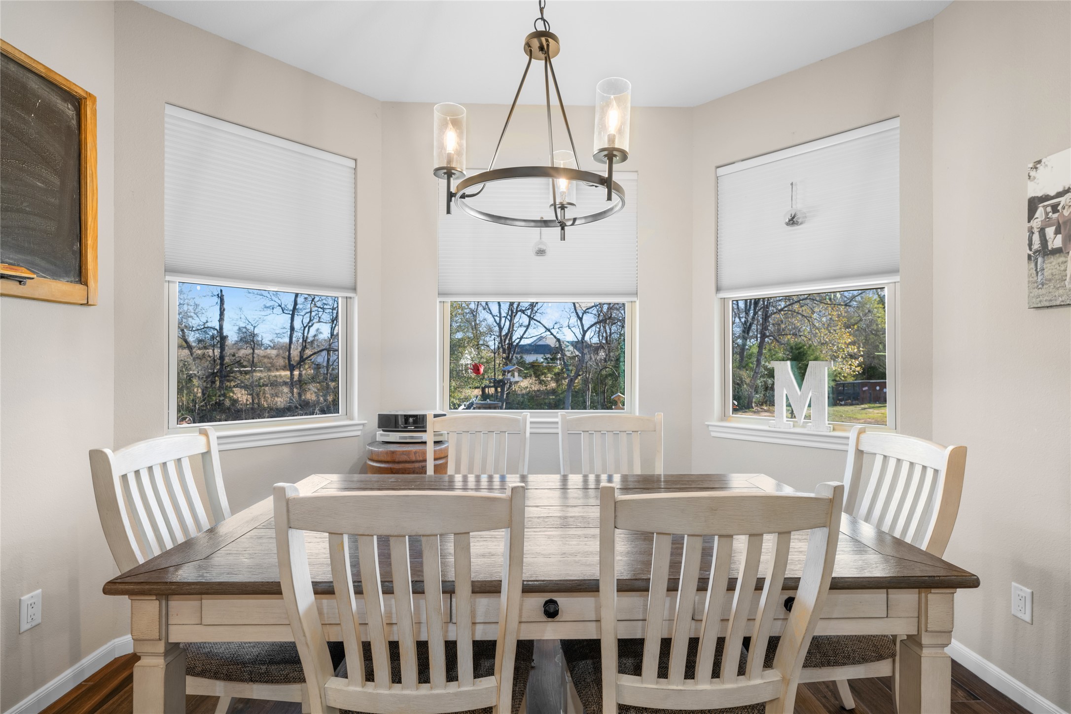 9467 Loop Road Bellville, TX 77418 - Photo 11 of 26 a view of a dining room with furniture window and outside view