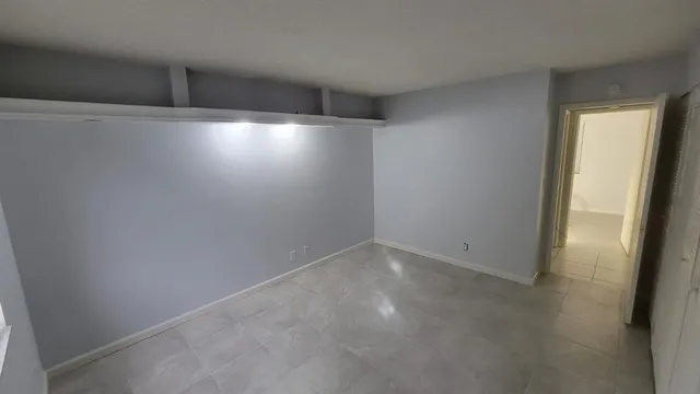 a view of empty room