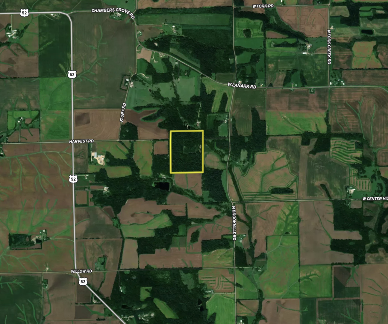 4994 North Brookville Road Forreston, IL 61030 - Photo 3 of 45 an aerial view of a house having yard