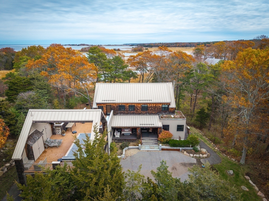 15 Lufkin Point Road Essex, MA 01929 - Photo 3 of 41 an aerial view of a house with a garden