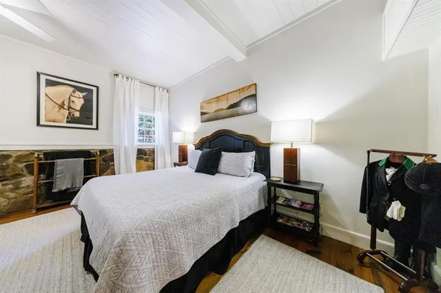 an outdoor space with furniture for seating