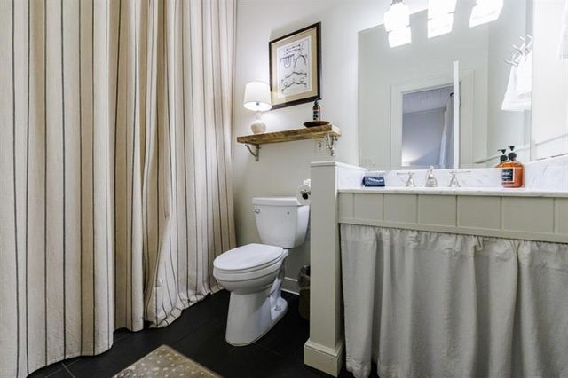 a view of a park with tree s