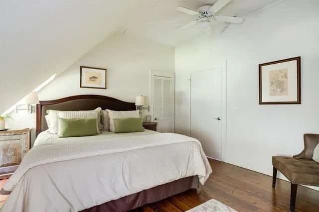 a view of a park with of trees