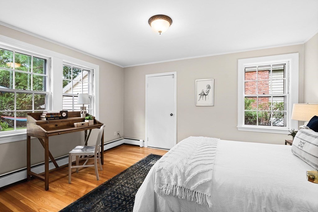 27 Conant Road Brookline, MA 02467 - Photo 18 of 23 a bedroom with a bed and a desk