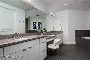 a bathroom with a sink and a toilet