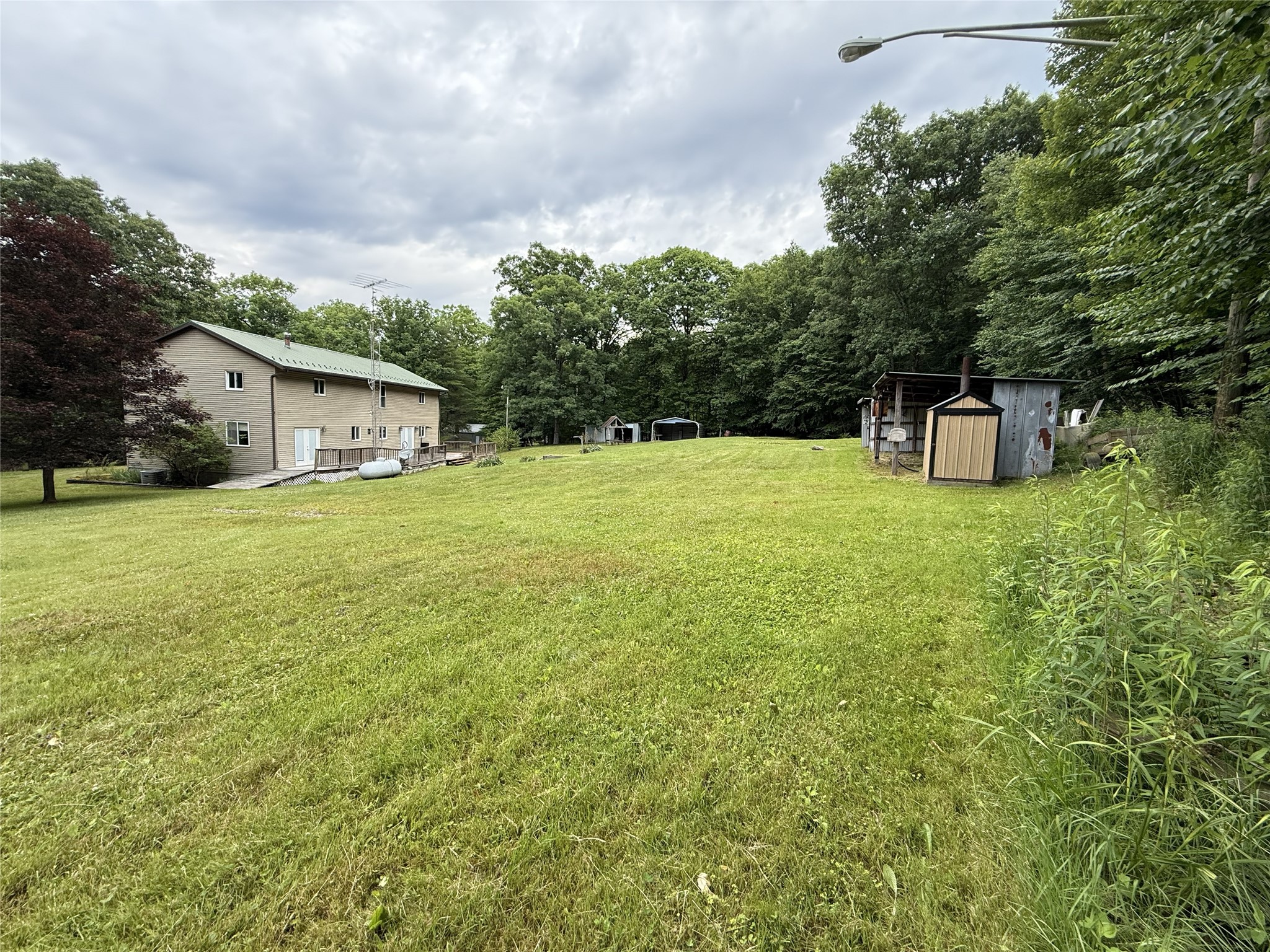 884 Valley Road Polk, PA 16342 - Photo 47 of 47 Cleared yard view
