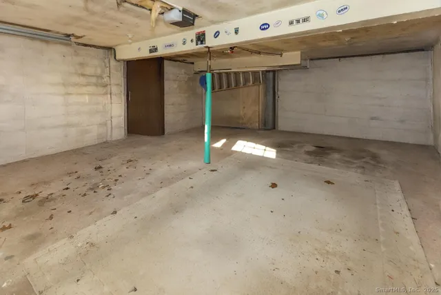 a view of a room with an empty space