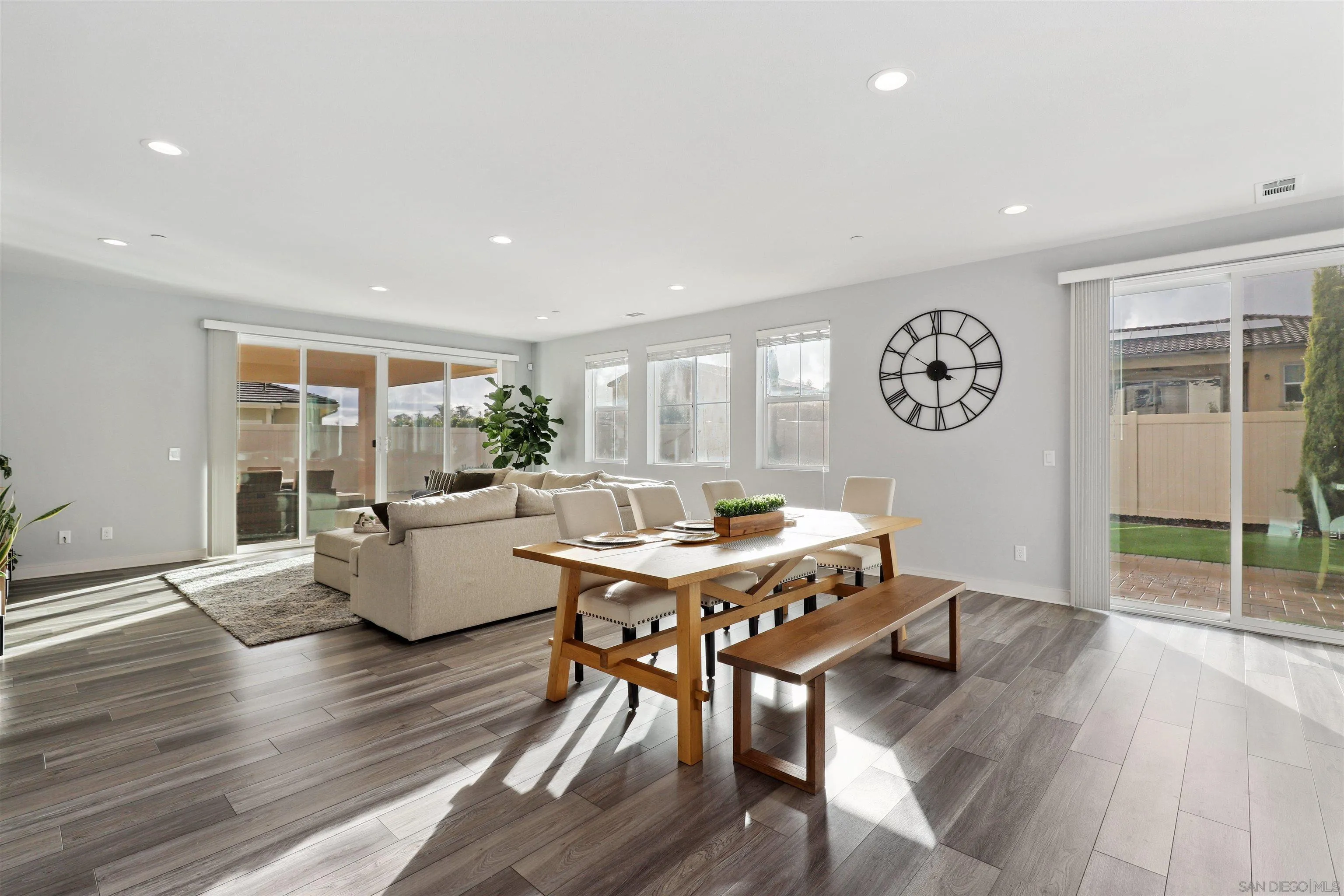 1294 Palomar Circle Escondido, CA 92027 - Photo 16 of 41 a workspace with furniture and wooden floor