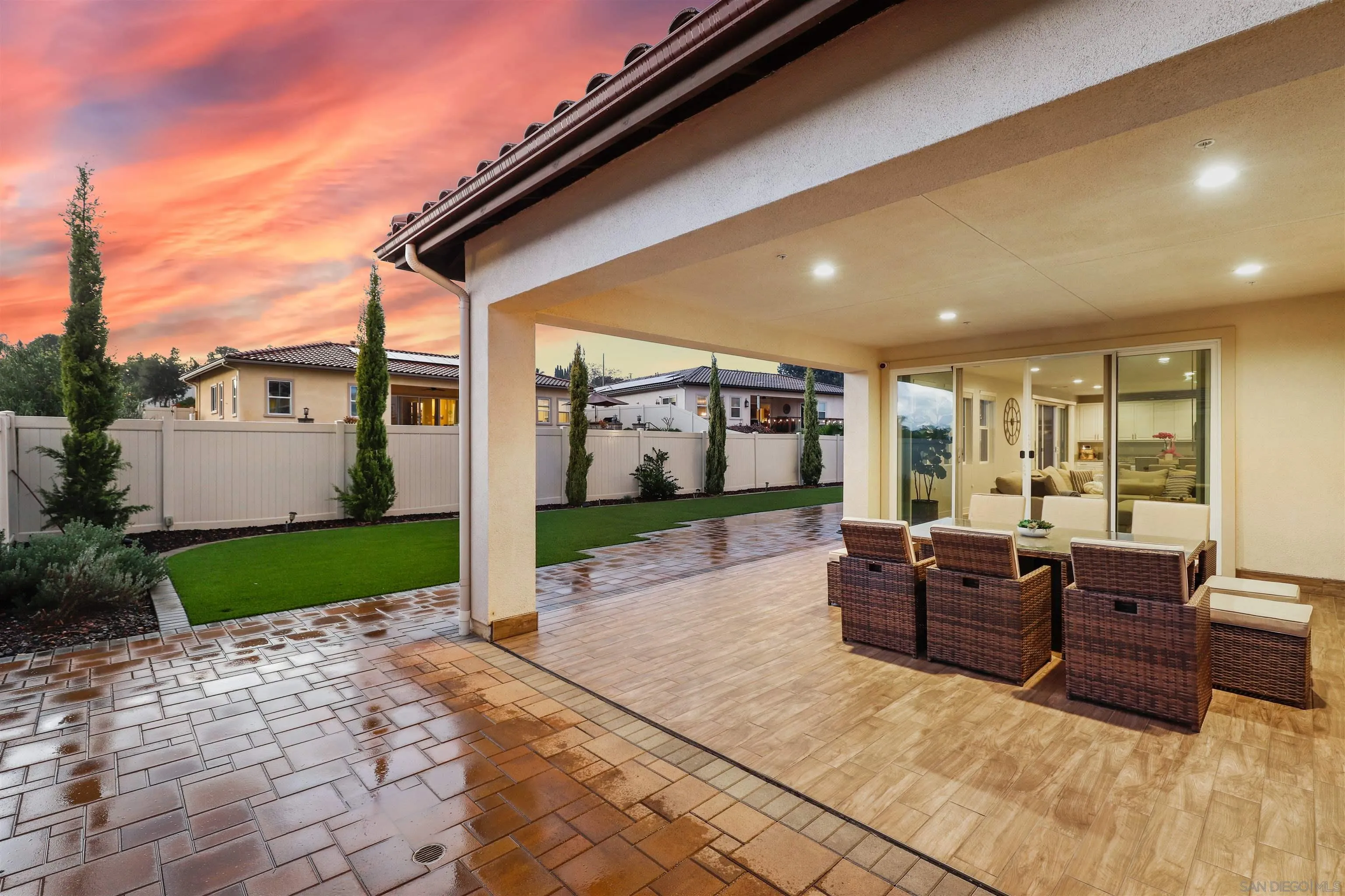 1294 Palomar Circle Escondido, CA 92027 - Photo 4 of 41 a view of living room and patio with a garden