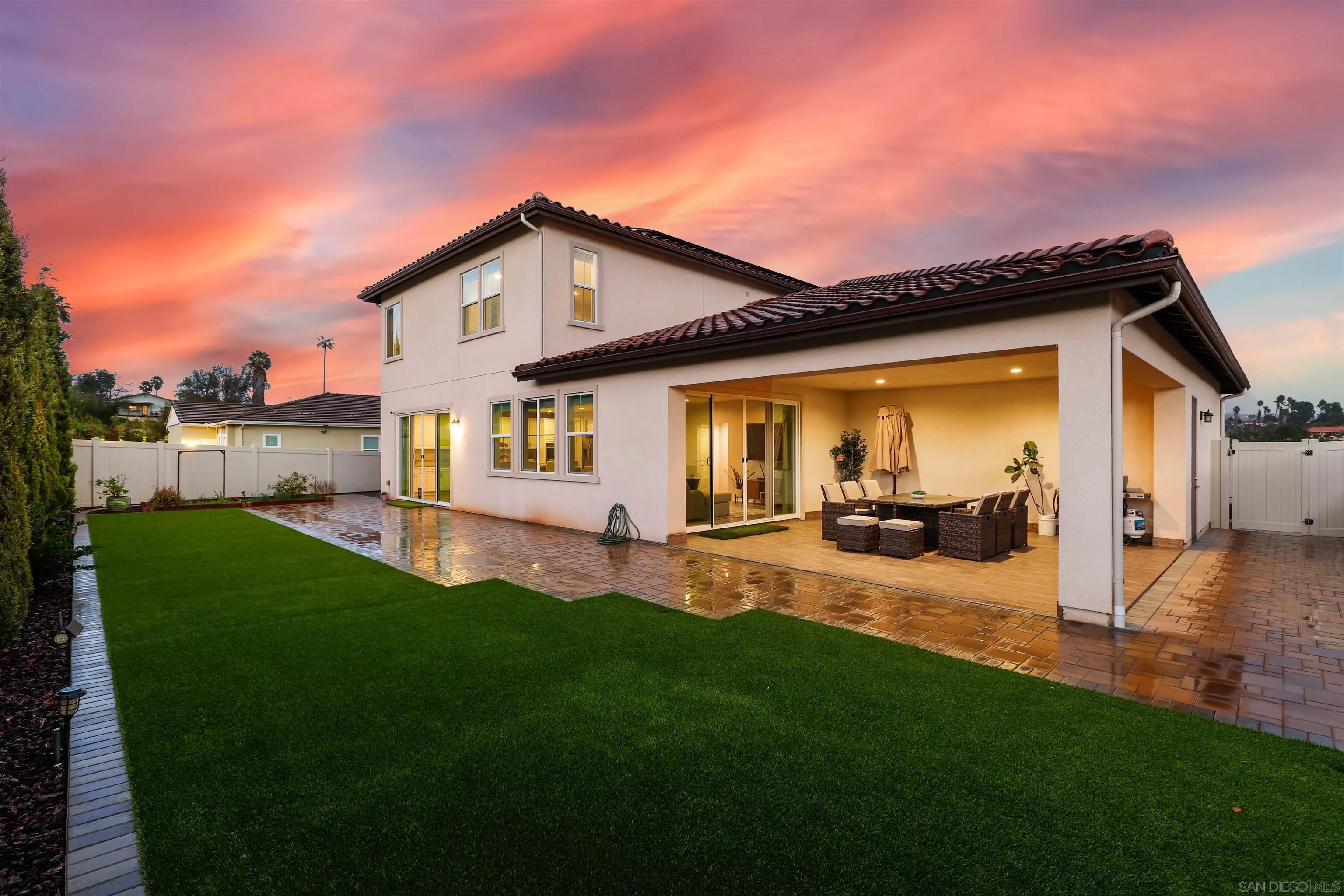 1294 Palomar Circle Escondido, CA 92027 - Photo 5 of 41 a view of a backyard with a garden and plants