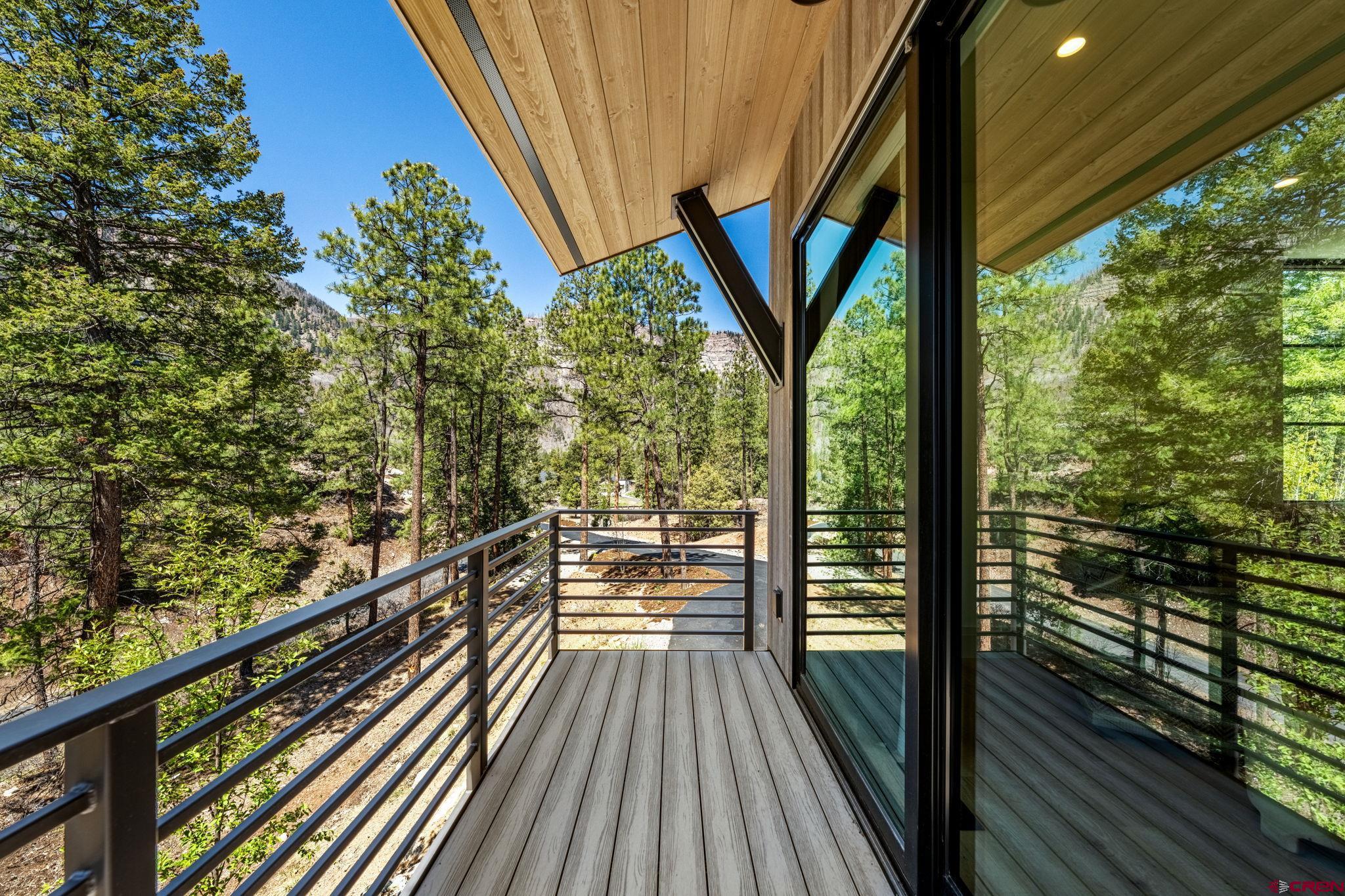 49 Bluff Drive Durango, CO 81301 - Photo 9 of 45 a view of balcony with wooden floor