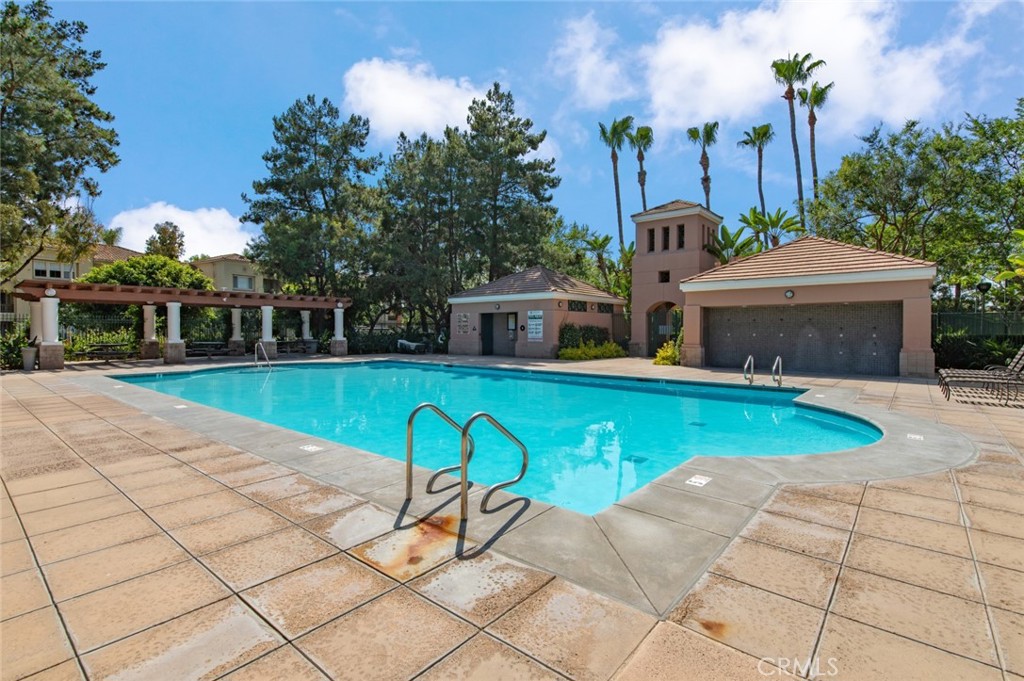 12 Parthenia Irvine, CA 92606 - Photo 22 of 25 a view of a house with swimming pool and sitting area