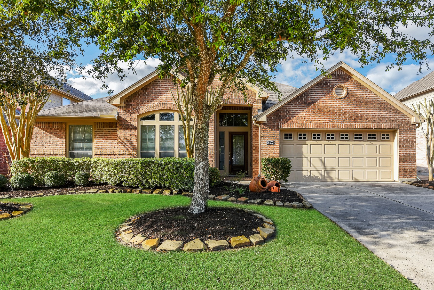 26202 Basil View Lane Katy, TX 77494 - Photo 1 of 29 a front view of a house with a yard