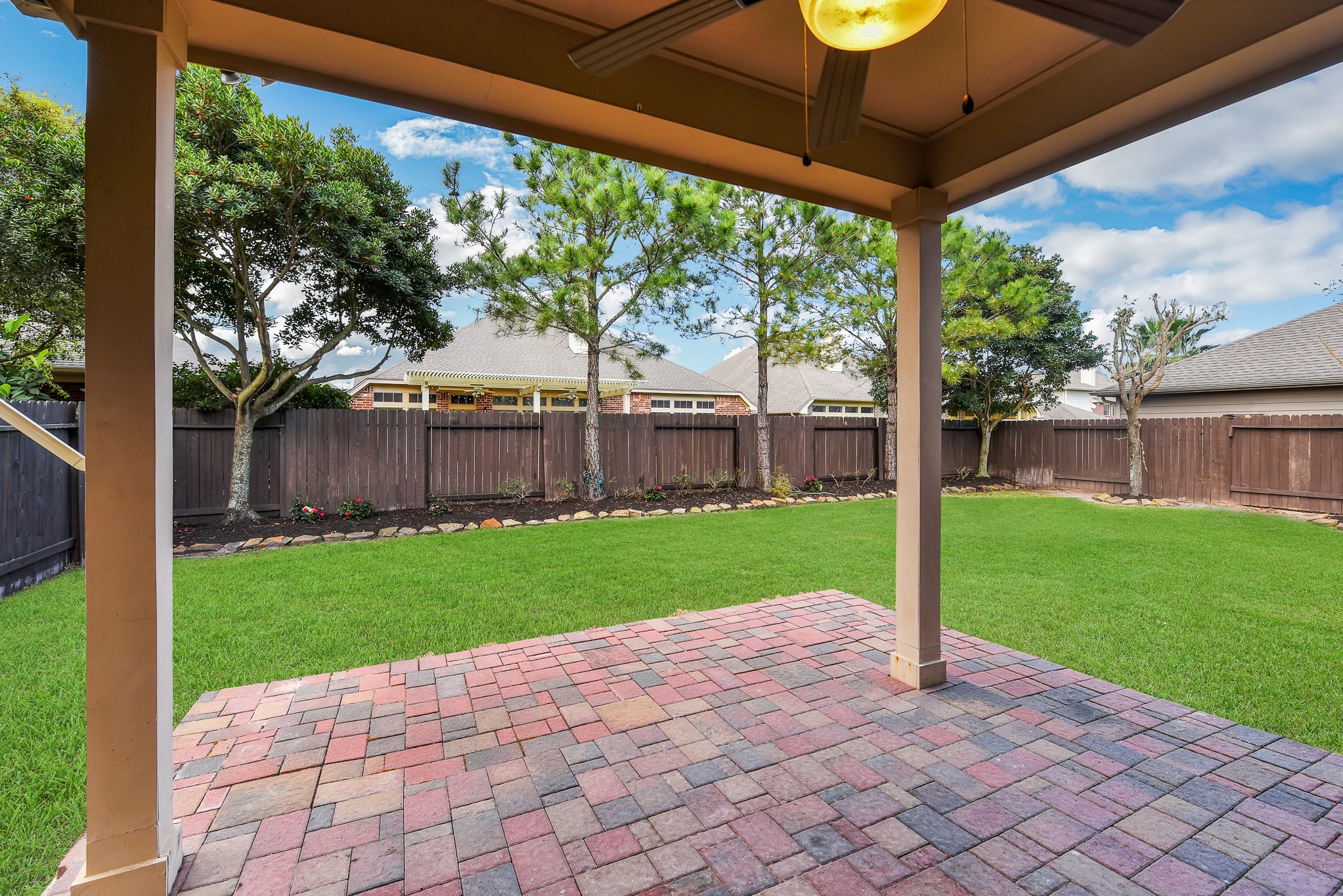 26202 Basil View Lane Katy, TX 77494 - Photo 29 of 29 a view of a porch with a backyard