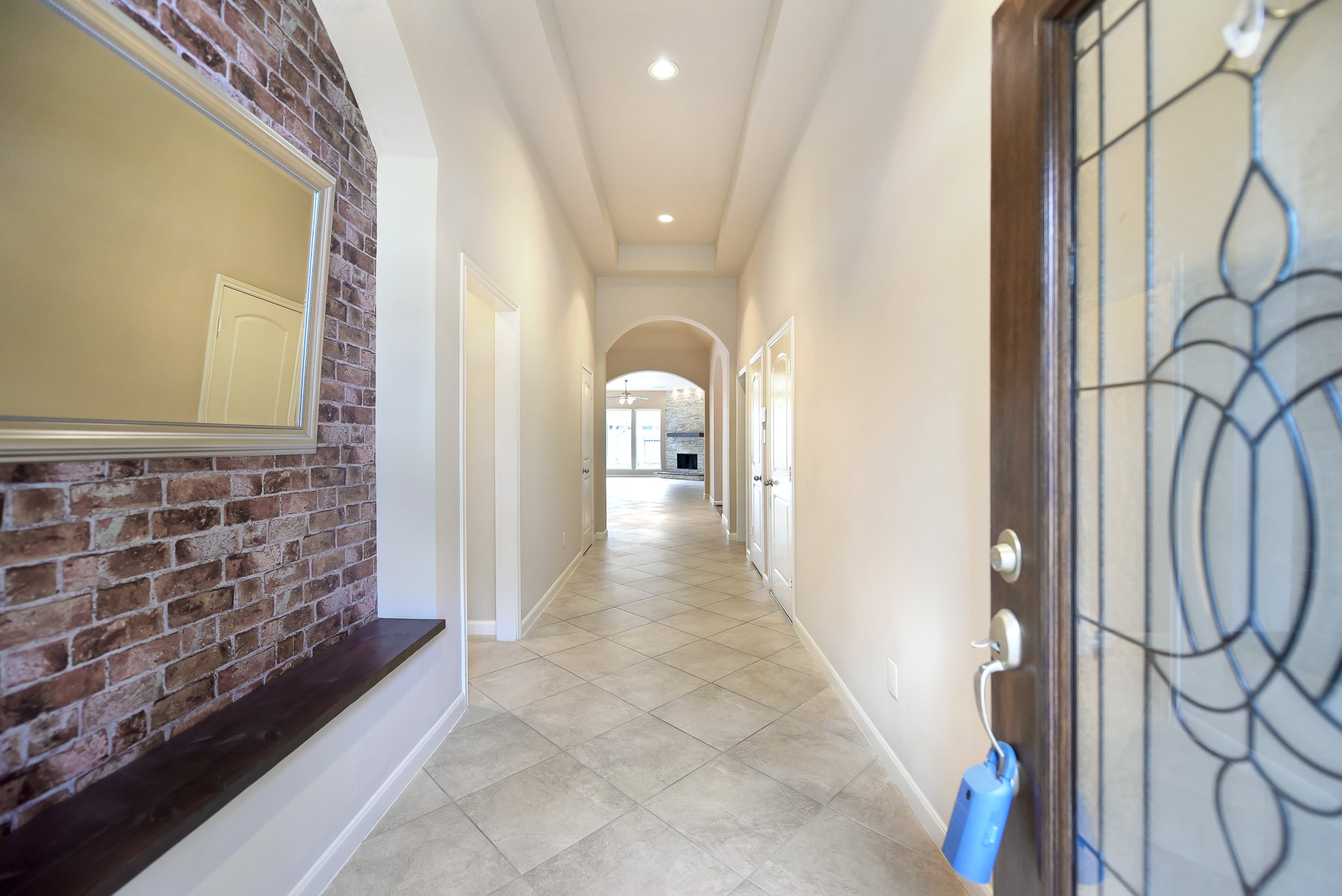26202 Basil View Lane Katy, TX 77494 - Photo 3 of 29 a view of a hallway with staircase