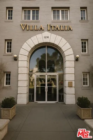 a front view of a house with a door