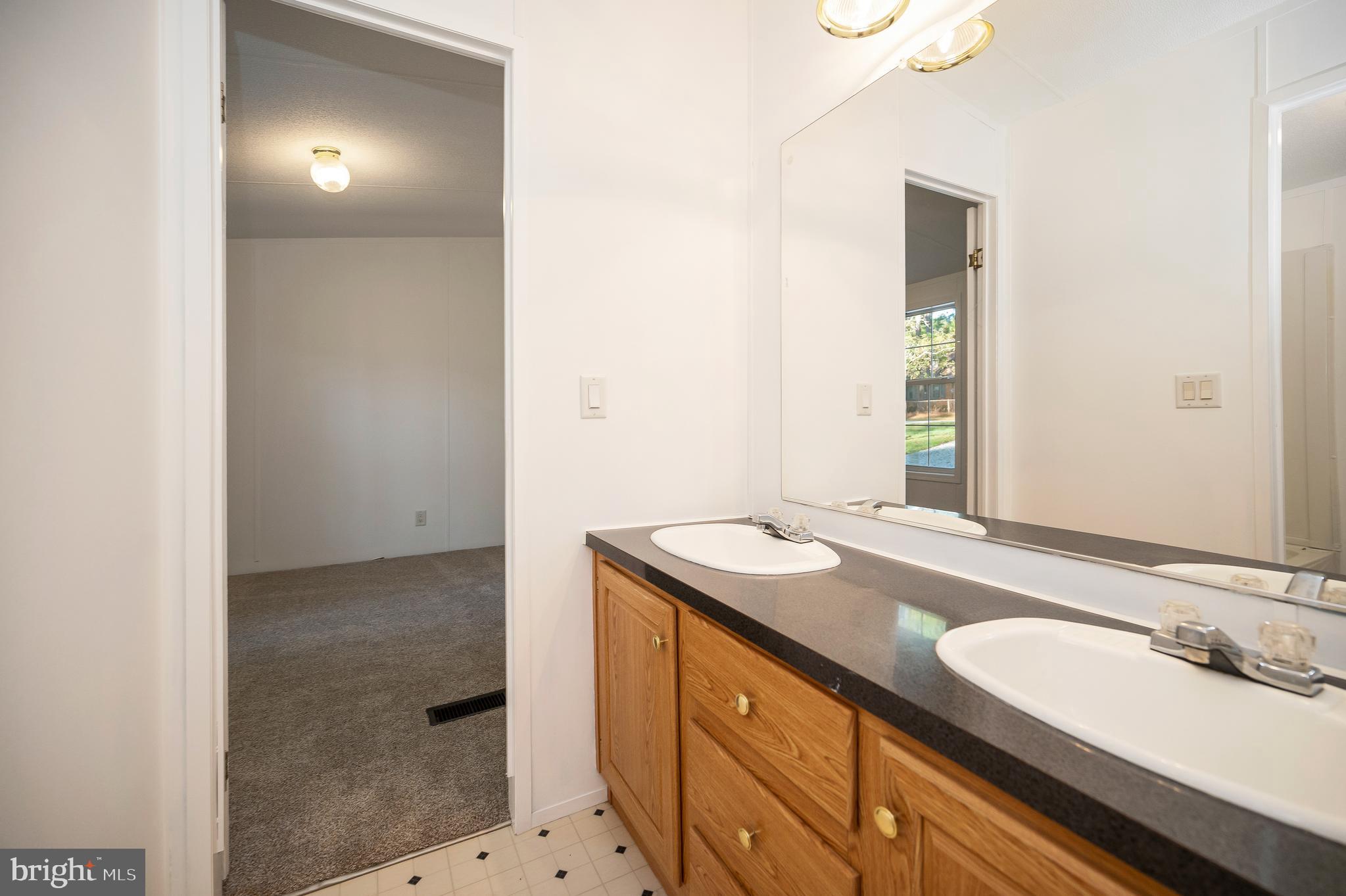 9863 Red Hill Road Spotsylvania, VA 22553 - Photo 37 of 53 a bathroom with a sink and a mirror