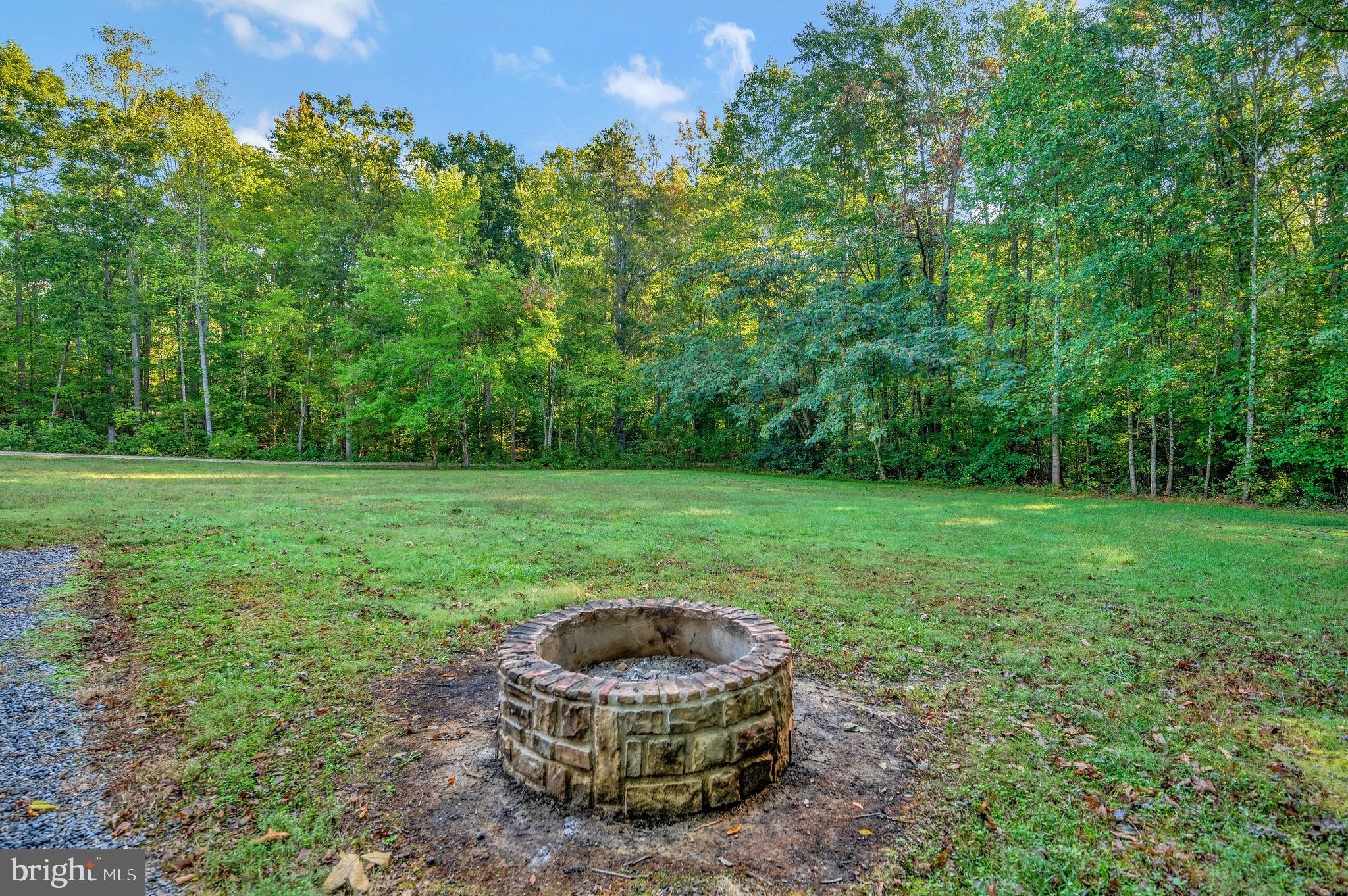 9863 Red Hill Road Spotsylvania, VA 22553 - Photo 46 of 53 a view of a backyard with plants and large trees
