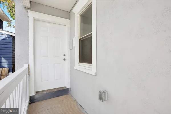 a view of an entryway