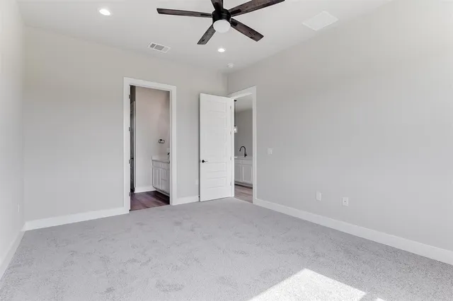 a view of an empty room