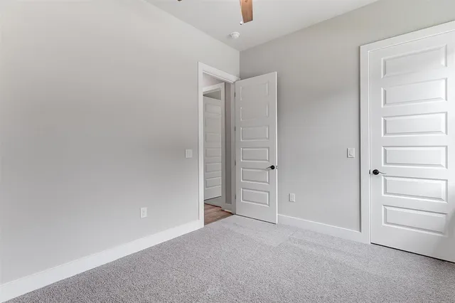 a view of closet area