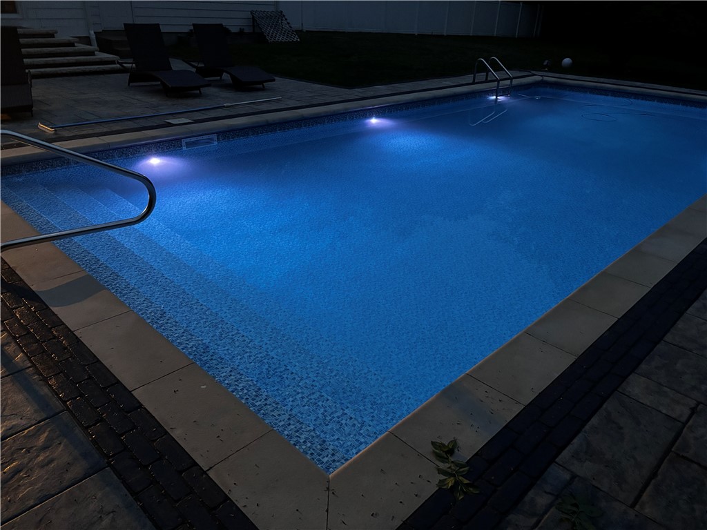 161 South Cobble Hill Road Warwick, RI 02886 - Photo 34 of 36 pool at night