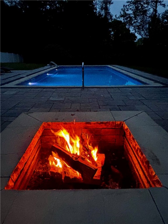 161 South Cobble Hill Road Warwick, RI 02886 - Photo 35 of 36 pool at night