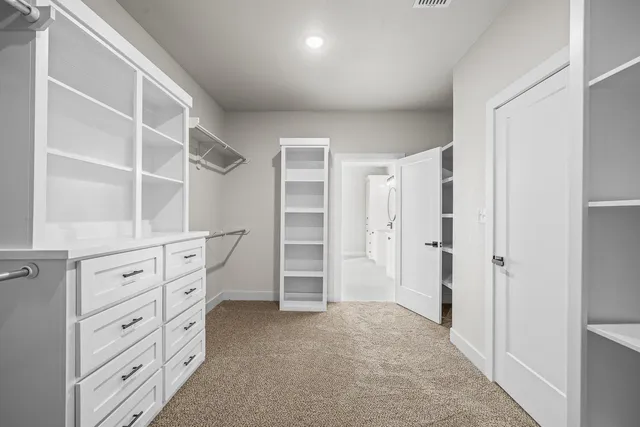 a view of walk in closet