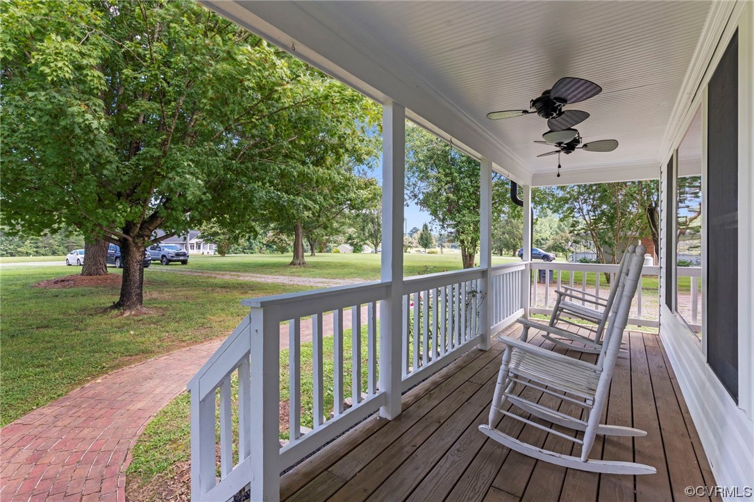 3315 Three Chopt Road Gum Spring, VA 23065 - Photo 3 of 27 a view of a deck with a large window