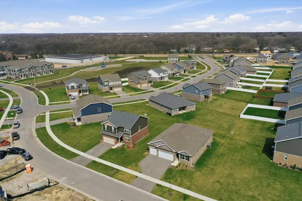 an aerial view of a