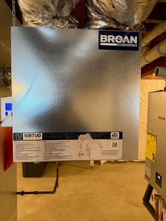 a view of water heater room