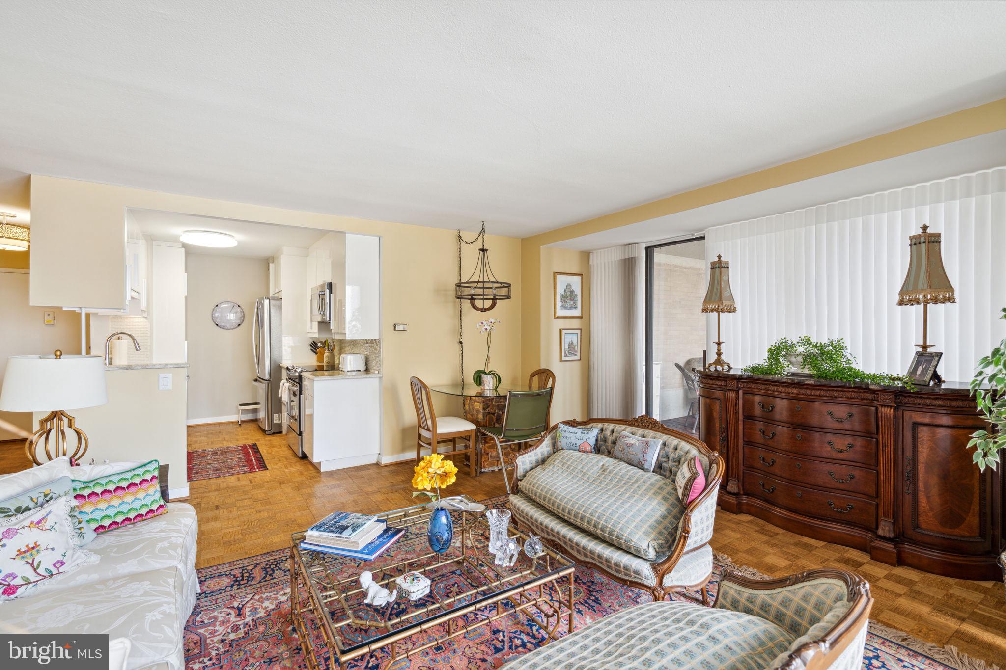 224-30 West Rittenhouse Square, Unit 1201 Philadelphia, PA 19103 - Photo 11 of 34 a living room with furniture and wooden floor