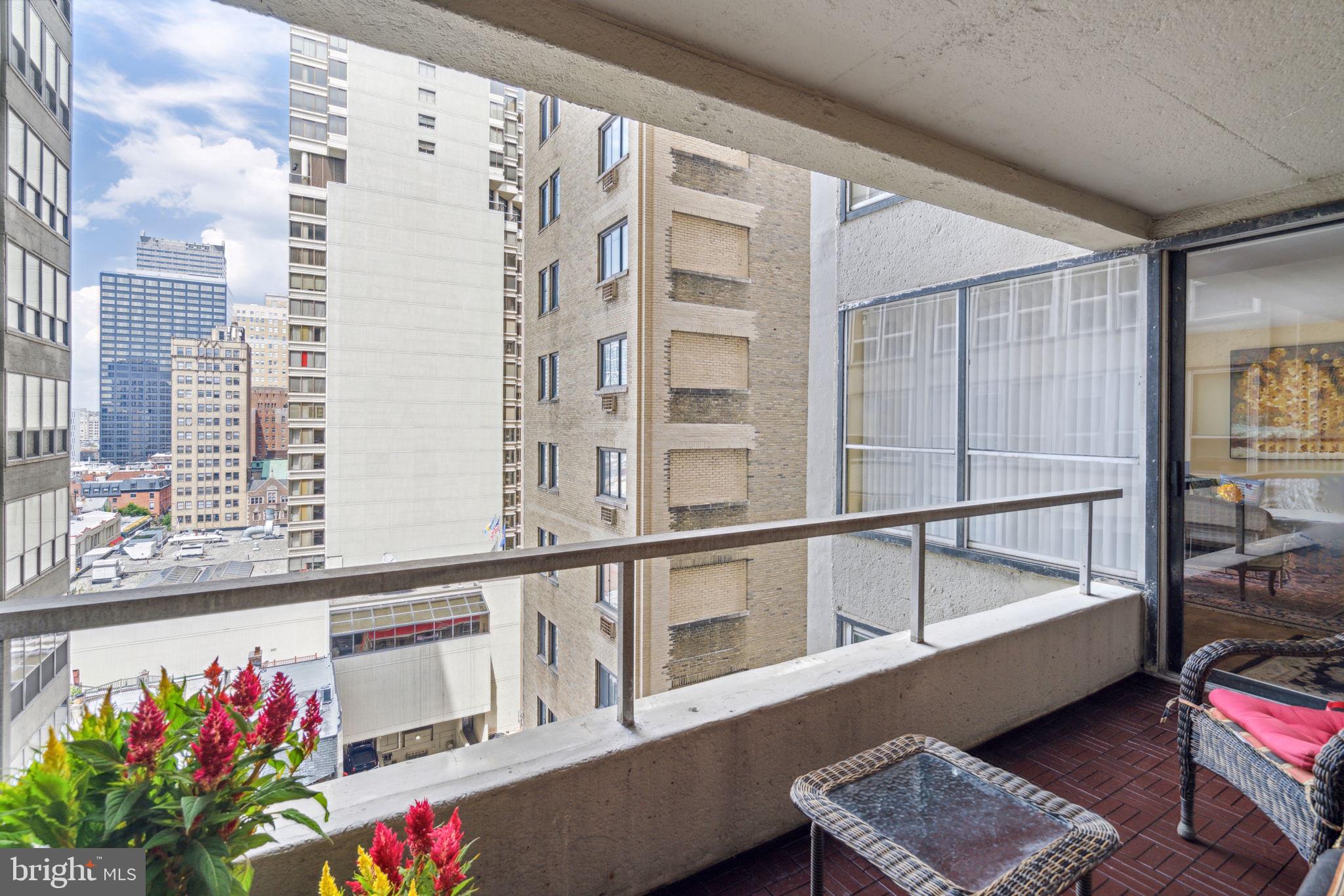 224-30 West Rittenhouse Square, Unit 1201 Philadelphia, PA 19103 - Photo 10 of 34 a view of a balcony