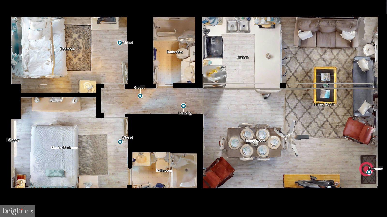 411 146th Street, Unit 332 Ocean City, MD 21842 - Photo 22 of 22 a view of living room with furniture and flat screen tv