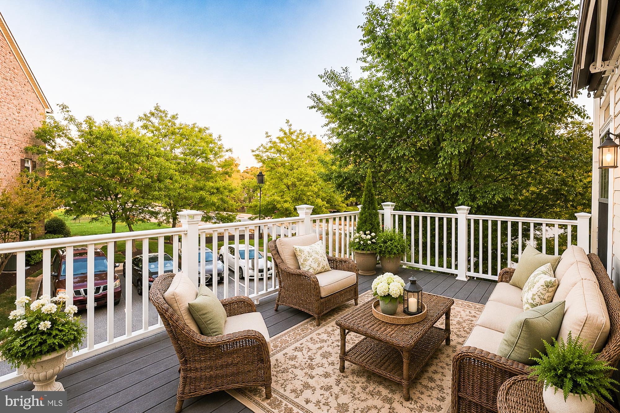 9300 Summit View Way Perry Hall, MD 21128 - Photo 42 of 42 Virtuall Staged deck